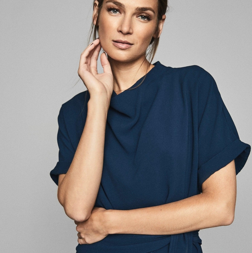 NWT REISS | $350 Lola Midi Dress - Picture 5 of 12
